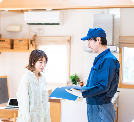 明確なお見積りご納得いただいてからの施工